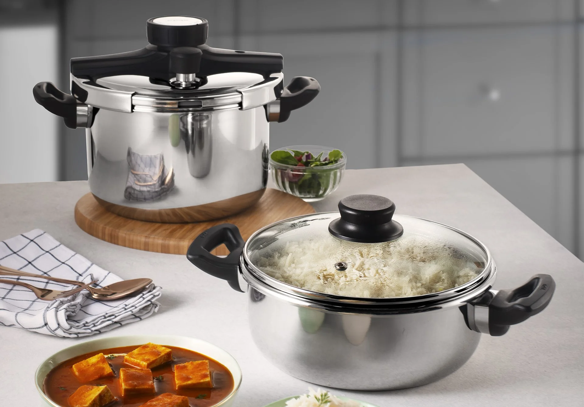 Stainless Steel Pressure Cookers